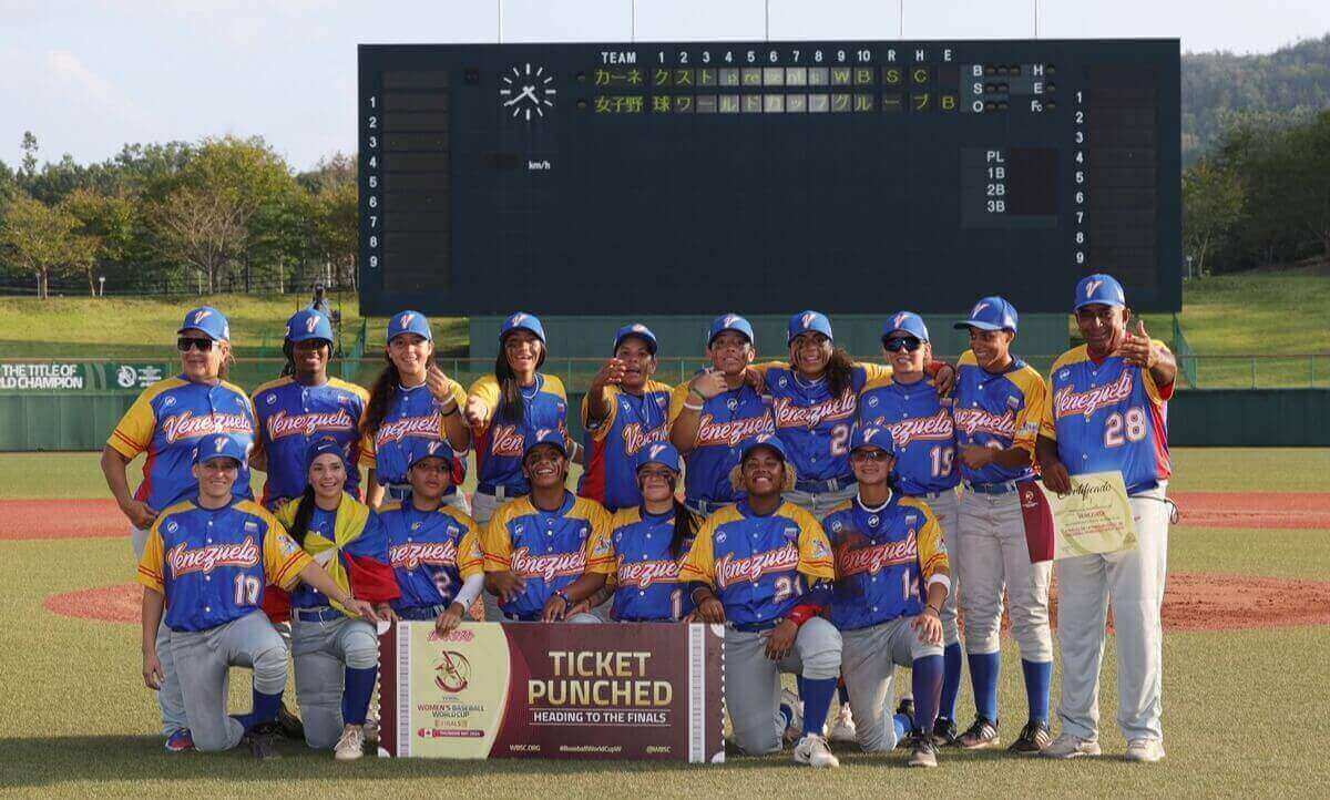 Venezuela está en la final del Mundial Femenino de Béisbol